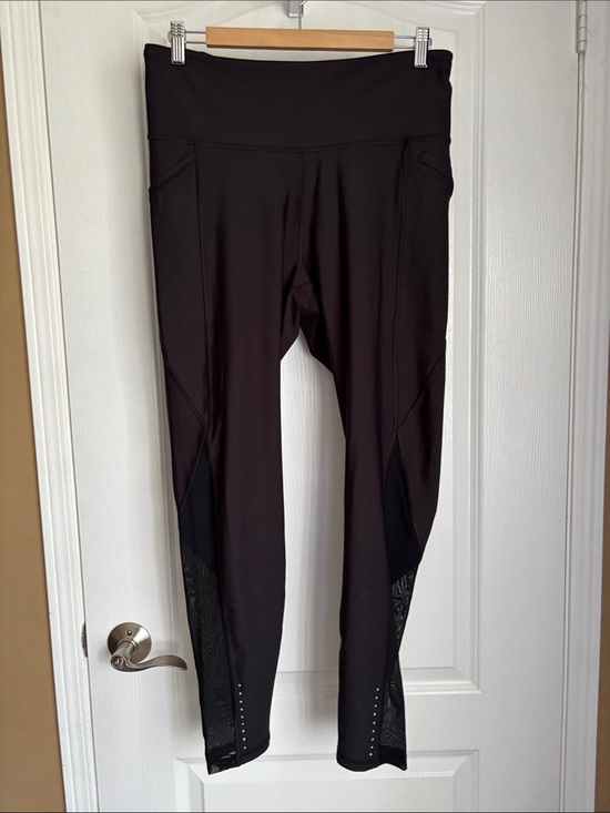 Old Navy Pants - Old Navy Black High-Waist Mesh Panel Leggings